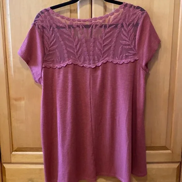 Jolt rust swing boho top - Picture 3 of 4